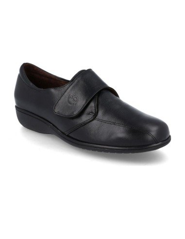 Zapatos cómodos velcro negro