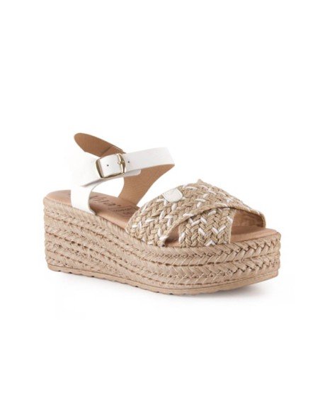 Sandalias plataforma confort yute