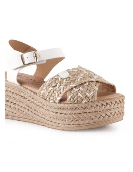 Sandalias plataforma confort yute