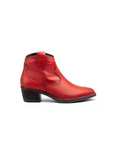 Cawboy Red Women's Ankle Boots