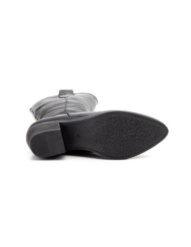 Botas Mujer Cowboy Piel Negras