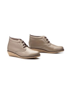 Taupe Comfortable Women's Ankle Boots