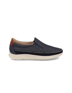 Oiled leather men's moccasins