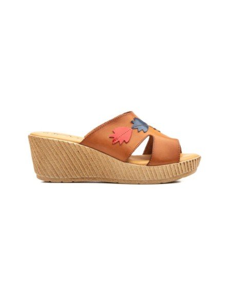 Sandalias mule plataforma confort