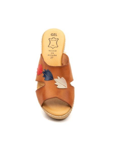 Sandalias mule plataforma confort