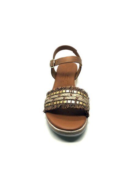 Sandalias mujer piel pelo