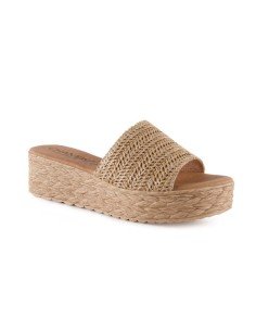 Zuecos con plataforma yute 2