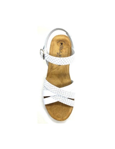 White bio women's sandals