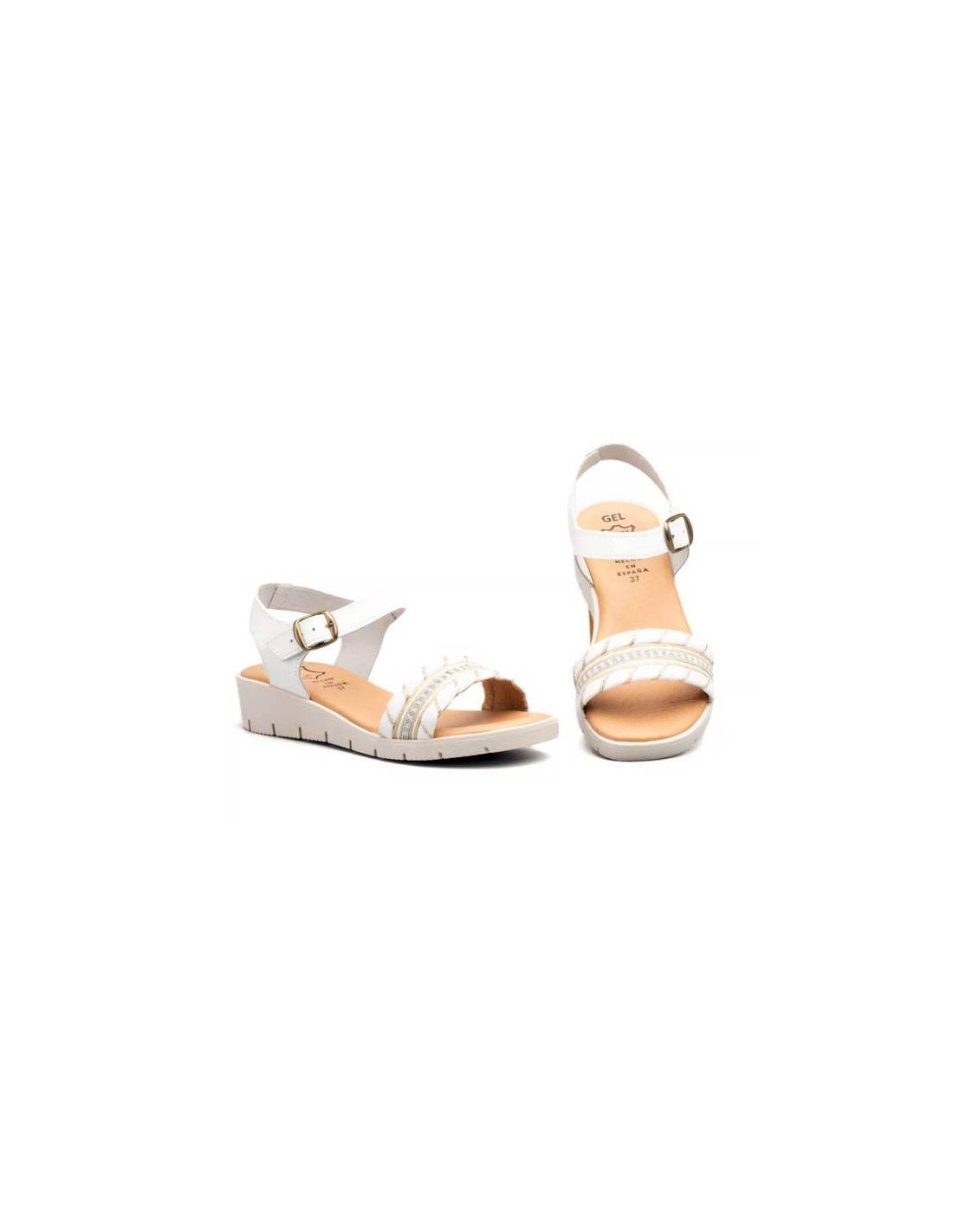 Sandalias blancas online comodas