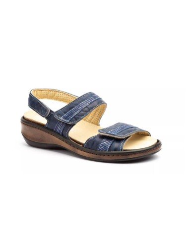 Sandalias mujer piel cómodas velcros