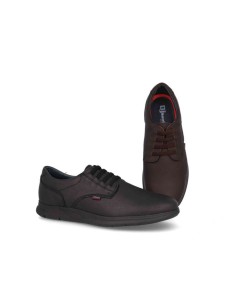 Men's leather shoes with elastic laces