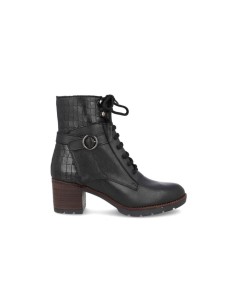 Woman leather dress ankle boots