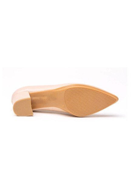 Salones Cómodos Tacón Bajo Nude