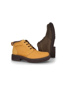 Robust leather men's ankle boots