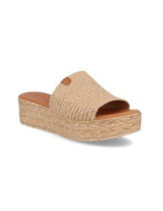 Zuecos mujer plataforma yute 2