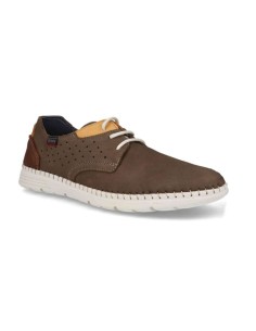 Man breathable leather boat shoes