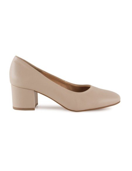 Salones mujer tacón forrado