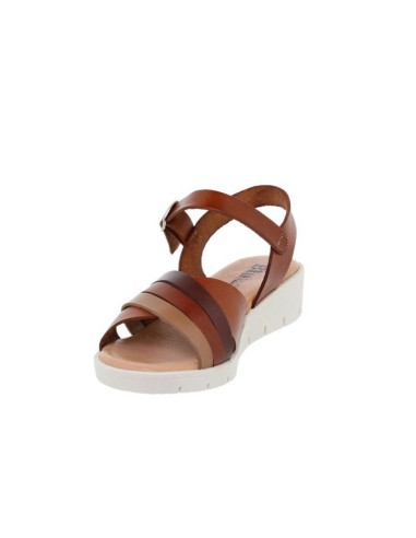 Comfortable leather wedge sandals