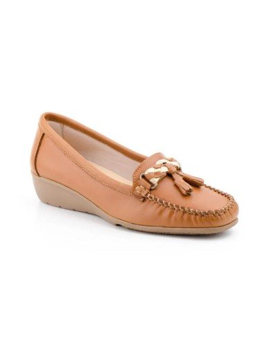 Mocasines piel mujer