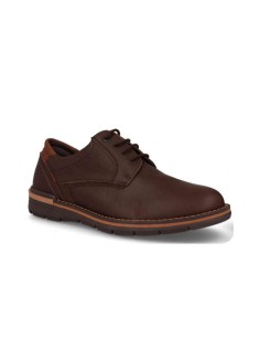 Oiled leather casual shoes