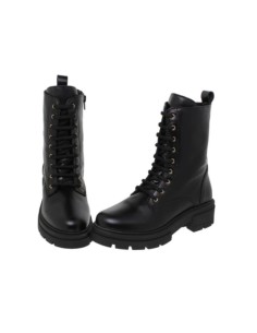Women's Leather Military Boots