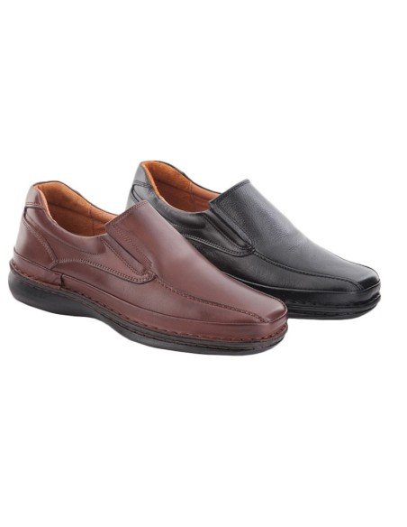 Zapatos hombre piel cómodos outlet