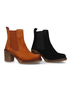 Rubber Sole Heel Ankle Boots