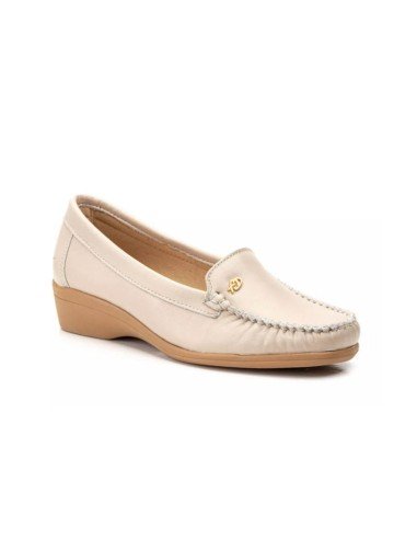 Mocasines Mujer Cómodos Beige