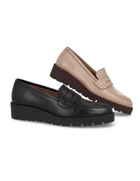 Mocasines mujer piel 2024