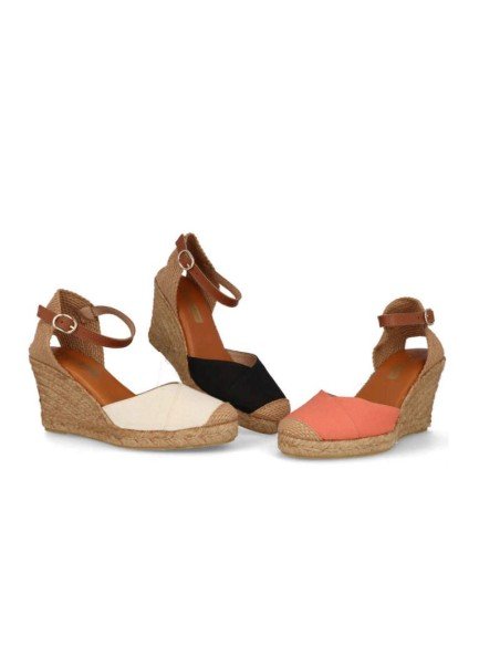 sandalias yute esparto mujer