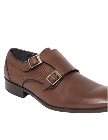 Zapatos Hombre Vestir Hebillas Cuero