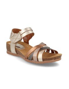 sandalias mujer bio metalizadas 2