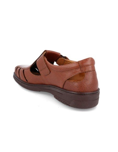 sandalias caballero de piel