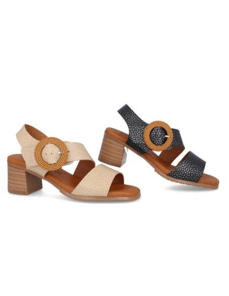 Sandalias Tacón Bajo