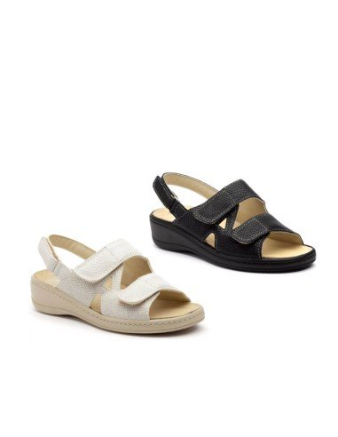 Sandalias Mujer Confort Velcros