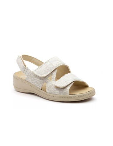 Sandalias Mujer Confort Velcros