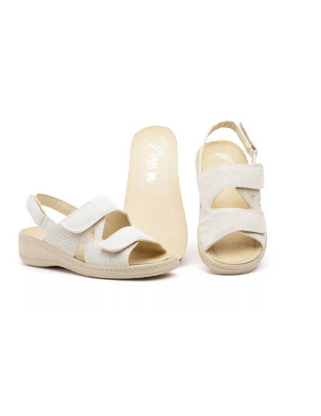 Sandalias Mujer Confort Velcros