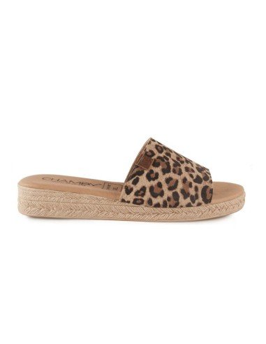 Sandalias Mujer Piel Leopardo