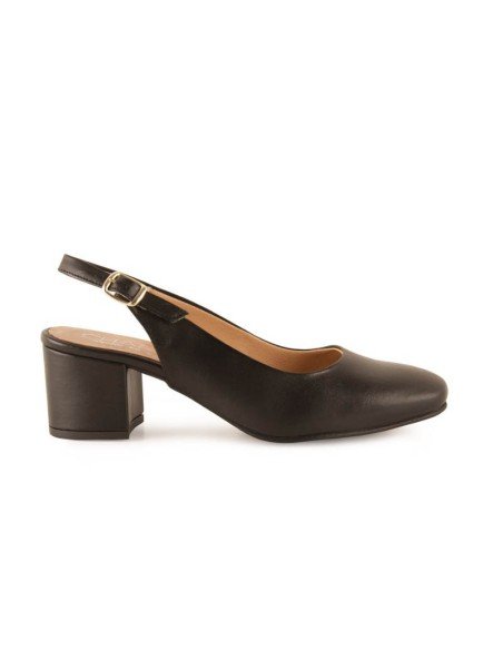 Zapatos Tacón Bajo Destalonados