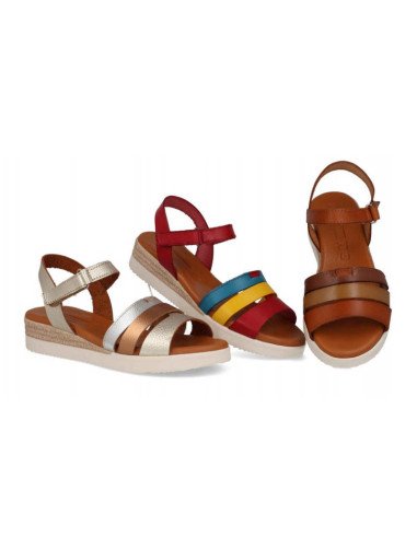 Sandalias Mujer Multicolor Piel