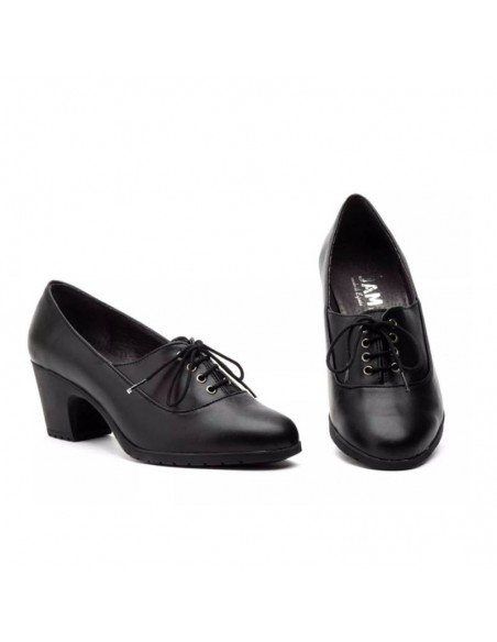 Zapatos Mujer Piel Cordones