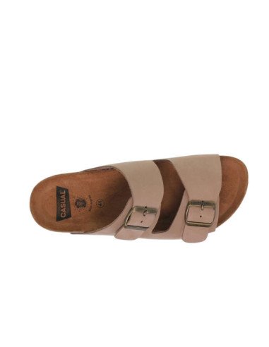 Sandalias bio caballero piel