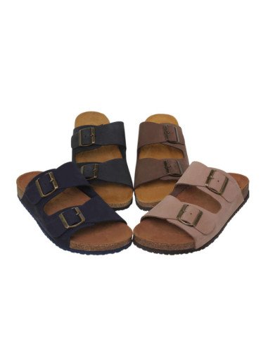 Sandalias bio caballero piel