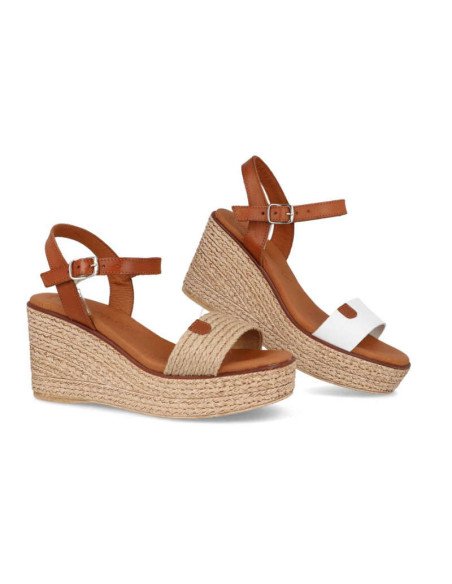 Sandalias mujer cuña alta