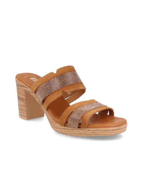 Sandalias Tacón Alto Piel