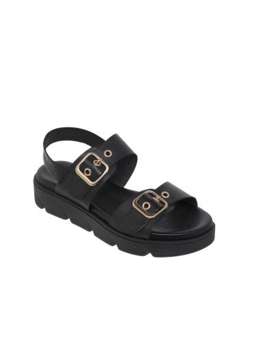 Sandalias Piel Negras