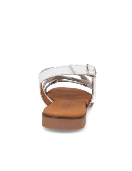 Sandalias romanas planas piel