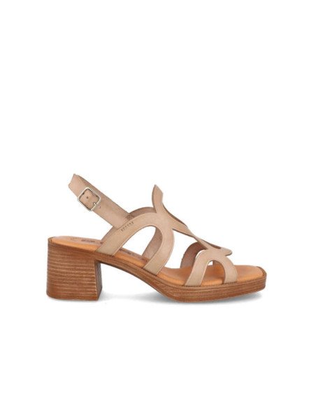 Sandalias Piel Tacón