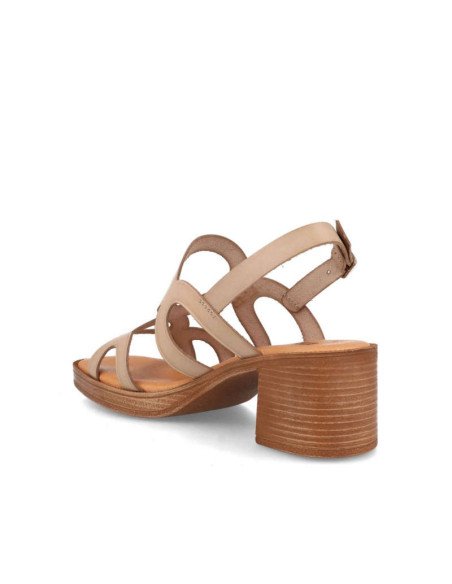 Sandalias Piel Tacón