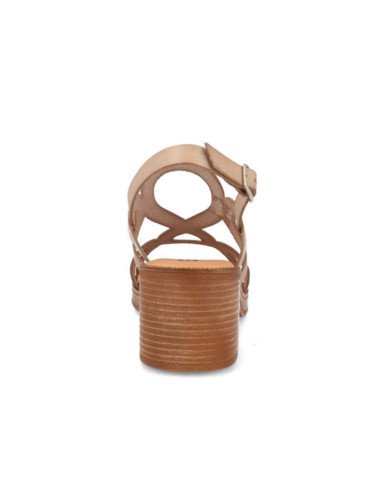 Sandalias Piel Tacón